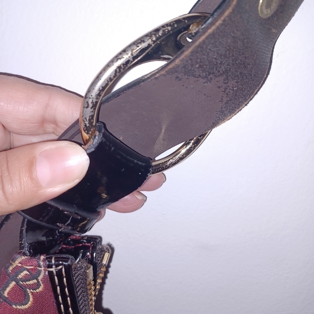 Dooney & Bourke - Used-  Full Size Canvas Purse - Picture 10 of 16